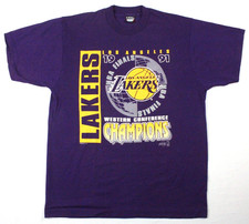 Los Angeles Lakers Vintage 1991 Western Conference Champions T-Shirt L/XL