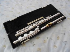 Gemeinhardt KG Special Solid Silver Open Hole B Ft 14K Lip Springs Overhauled