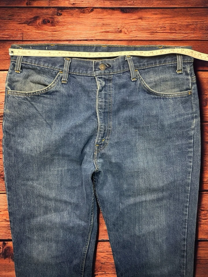 Levi’s 517 Orange Tag Jeans Size 38x30 Vintage 80’s Faded Made In USA VTG - Image 4 of 4