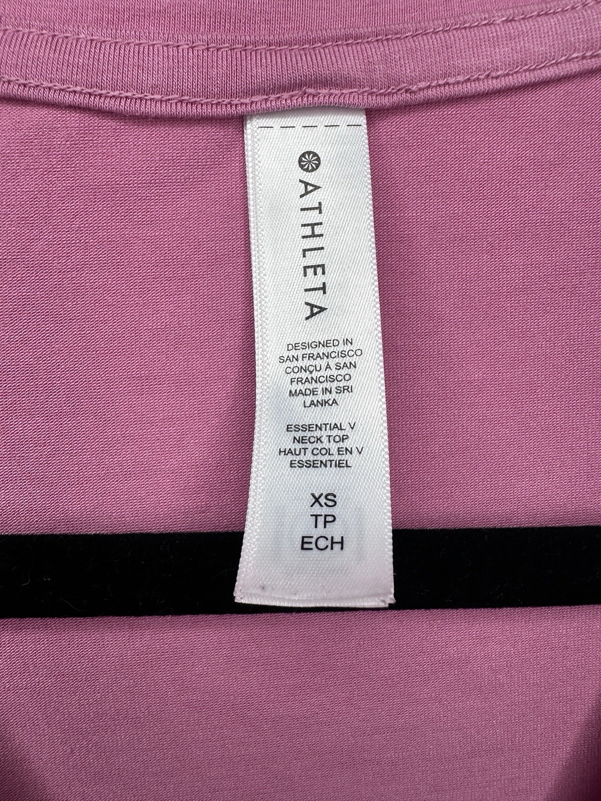 Athleta Essential V Neck Basic Long Sleeve Top Du… - image 4