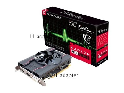 SAPPHIRE Radeon RX 550 4GB GDDR5 DirectX 12 128-Bit 100414P4GL Video Card
