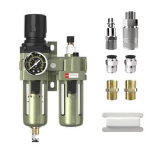 Npt 38 Air Compressor Water Separator Filter Pressure Regulator Ac3010-03... Npt 38 Air Compressor Water Separator Filter Pressure Regulator Ac3010-03...