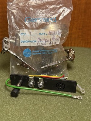 NOS Garrard Turntable GT35 Output Panel #80485