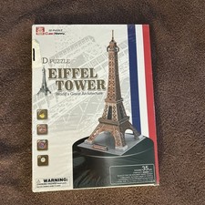 3D Puzzle Eiffel Tower Paris France 35 Piece Model