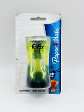 New Foohy Brand Papermate Lava Lamp Pencil Sharpener Blue Green Rare 2010