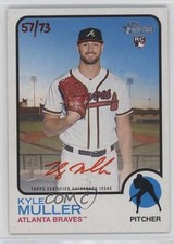 2022 Topps Heritage Real One Special Edition Red Ink /73 Kyle Muller Auto 0lm