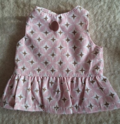 Dress for about 12 - 14 cm bear/dolls - handmade - too cute     