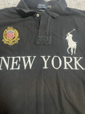 POLO RALPH LAUREN VINTAGE NEW YORK BIG LOGO T-SHIRT SIZE XXL | eBay