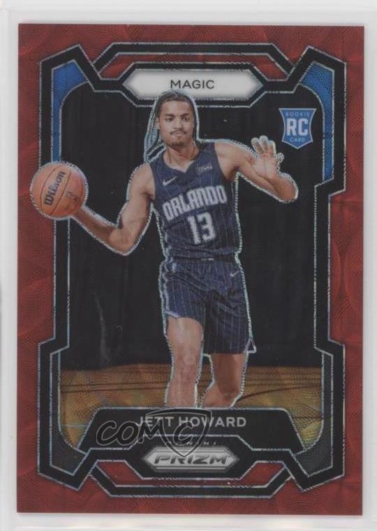 2023-24 Panini Prizm Choice Red Prizm 58/88 Jett Howard #132 Rookie RC 0m89