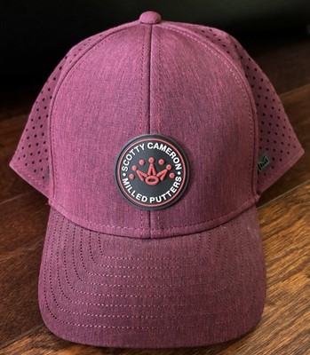 NWT  Melin Scotty Cameron Gallery A-Game Hydro Classic Crown Maroon Hat Adj Golf