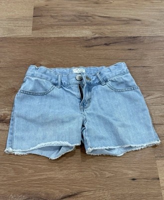 Girls Light Blue Denim Jean Shorts