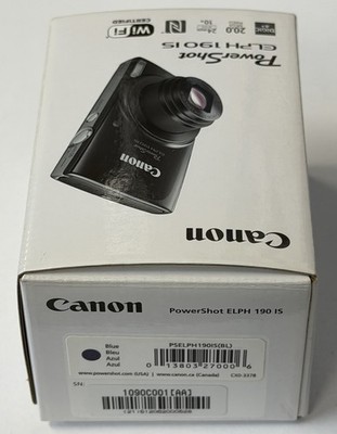 Canon PowerShot ELPH 190 IS / IXUS 180 20.0 MP Digital Camera