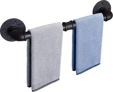 Industrial Pipe Towel Rack Towel Bar Heavy Duty Bathroom Hardware Towel Bar