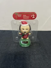 Holiday Style Solar Christmas Character Dog Santa Paws Dancing Figure 