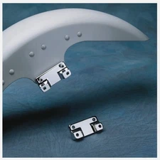 NEW Drag Specialties Chrome Fender to Fork Adapter, 80 - 13 FLT, DS-222128 *