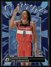 Bub Carrington 2024-25 Donruss Optic My House Purple RC #8 Washington Wizards