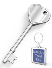 Radar Key for Disabled Toilet UK, Mellbree UK Silver