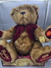 Teddy's Teddy 100th Anniversary Collector's Edition Talking Plush Bear Bow Tie