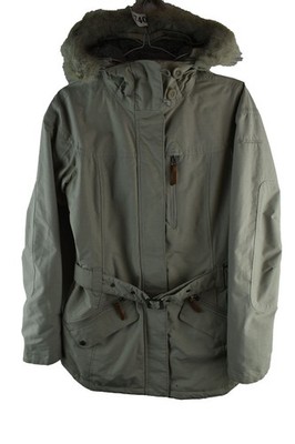 Columbia Omni-Heat Grey Parka Jacke Gr. S Damen Full Zip Winter Freizeit