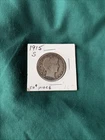 1915 S Barber SILVER Half Dollar "San Francisco" Mint! Low Mintage  Only 704K!