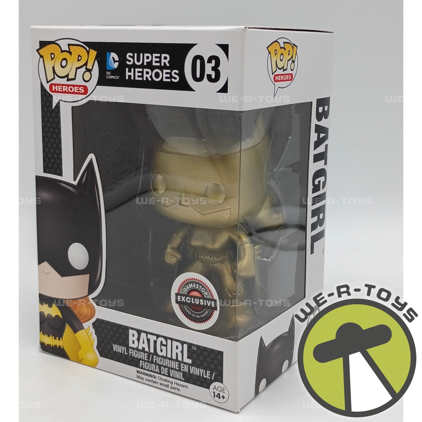 Funko POP! Heroes DC Super heroes Batgirl Gold Game Stop Exclusive Vinyl Figure