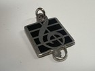 Tiffany & Co. Sterling Silver Black Enamel Musical Note Charm Pendant Authentic — photo 1