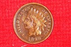 1898, Rare Old Antique, Indian Head Penny, US Collection Coin, (128 Years Old). — photo 4