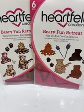 Heartfelt Creations  Berry Fun Retreat  Cling Stamp Set  Matching Dies Pre-Owned