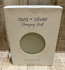 Ava Oliver Vegan Leather Baby Changing Mat Multipurpose Portable Wipeable New