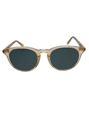 MESSYWEEKEND Men's Wellington Plastic Sunglasses in BEG NVY