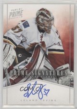 2011-12 Panini Prime Signatures Holo Silver 6/25 Leland Irving #38 Auto 1o3