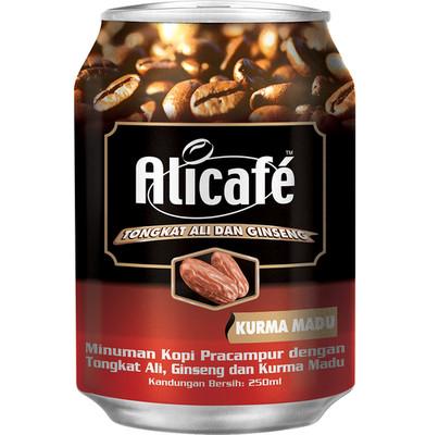 Alicafé Honey Premix Coffee - Premium Series (250ml)-1 ctn/24can