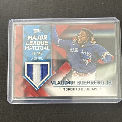 2022 Topps Series 1 Major League Material Vladimir Guerrero Jr. #MLM-VG Red /25 