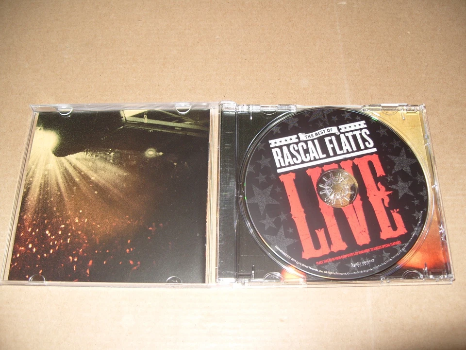 Rascal Flatts –The Best Of Rascal Flatts Live CD +INLAYS EXCELLENT/NEAR MINT(R3 - Image 2 of 2