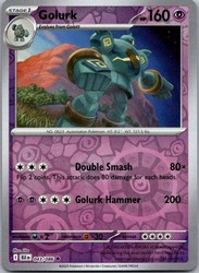 Golurk 043/086 Uncommon Black Bolt Pokemon Reverse Holo