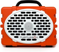 Turtlebox Gen 3 Outdoor Bluetooth Speaker, Orange, 120 dB, Waterproof TBG3-OW