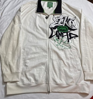 Vintage Ecko Unltd Graffiti Jacket Sz 2XB Full Zip Writing All