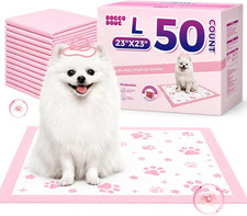 Puppy Pads Large 23"x23"Pee Pads for Dogs 50 Counts