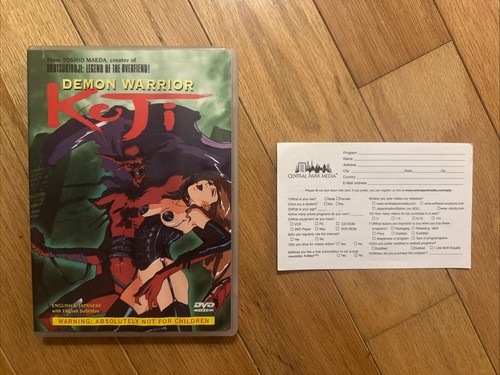 Demon Warrior Koji 2000 Anime18 DVD Official Release RARE OOP
