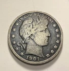 1901 S - Barber Half Dollar