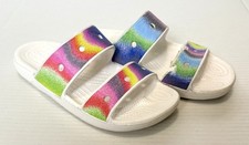 CROCS Classic Spray Dye -2 Strap Sandals Slide - Size Men 5 - Women 7