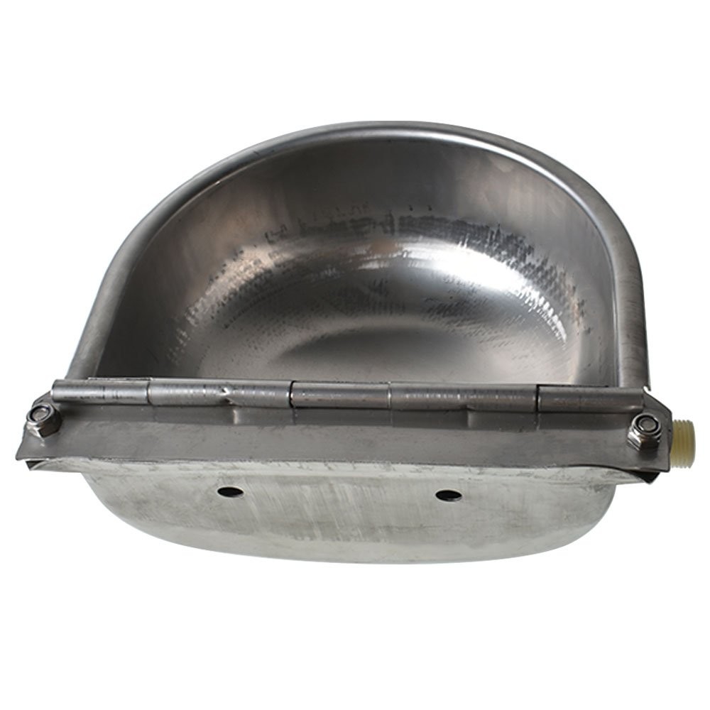 New Auto Stainless Steel Water Trough Bowl Automatic Drinking Drinker Cow Pig