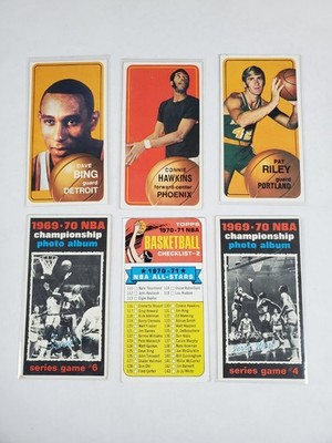 1970-1971 TOPPS Tall Boy Basketball Card- High Grade- Your Choice/ U Pick