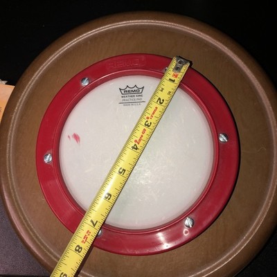 Remo Practice Pad 8  Red Little Scuffed Great starter drum pad