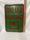 Italian Parking Sign Vintage