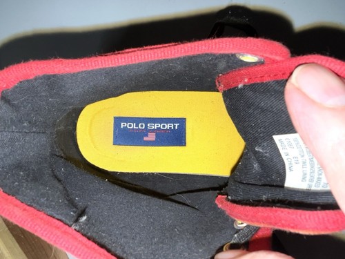 Polo Sport Xander Sportsman Herren Größe 11 Schwan Wildleder Gummi Kletterschuhe - Bild 9 von 10