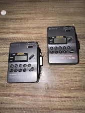 Sony Walkman WM-FX43 Auto Reverse Mega FM/AM Cassette Player - Lot of 2 Untested