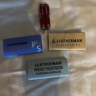 New Leatherman Squirt S4 Red in Orig Box with All Docs