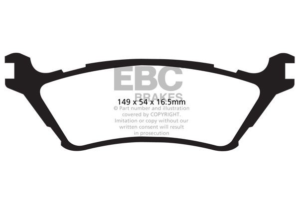 Bremsbelagsatz Scheibenbremse EBC Brakes DP61891-image