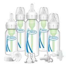 Dr. Brown'S Natural Flow Anti-Colic Options Narrow Baby Bottle Gift Set with Ad